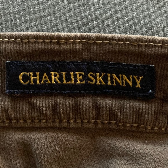 Lucky Brand Brown corduroy skinny jeans Size 4 / 27. 98% cotton 2% spandex - Picture 3 of 8